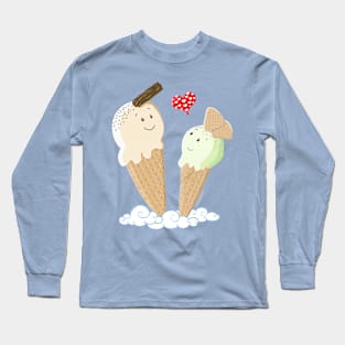 Ice Creams In Love Long Sleeve T-Shirt